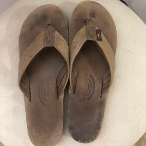 Dark brown thick strap rainbows